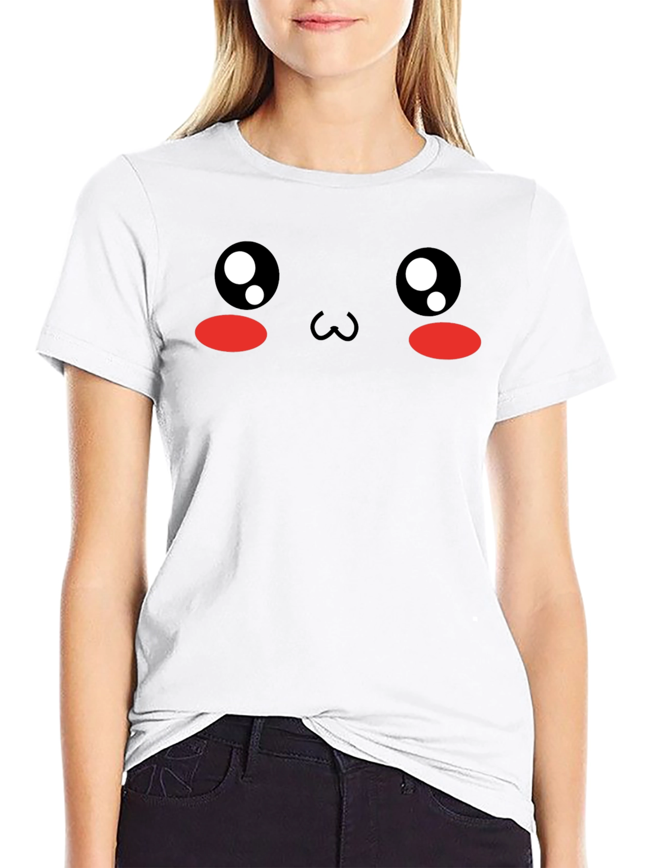 Kawaii Face T-Shirt - Cute Anime Style