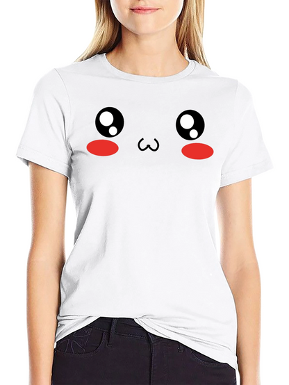 Kawaii Face T-Shirt - Cute Anime Style