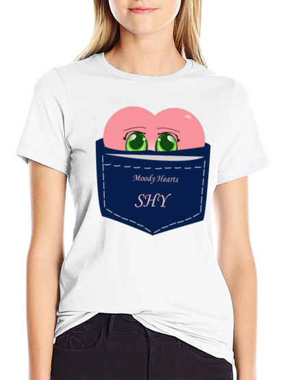 Moody Hearts SHY Pocket Graphic Tee - Black