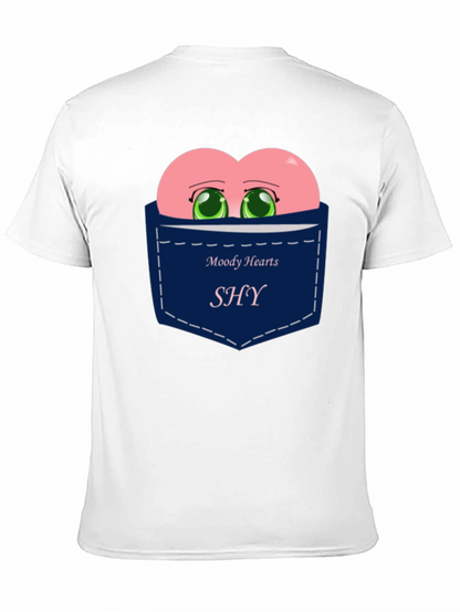 Moody Hearts SHY Pocket Graphic Tee - Black