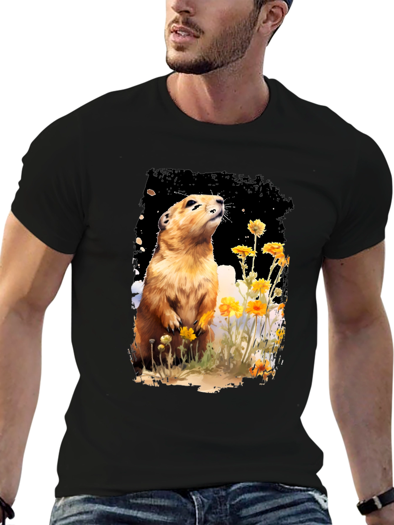 Prairie Dog T-Shirt - Unisex Black Tee