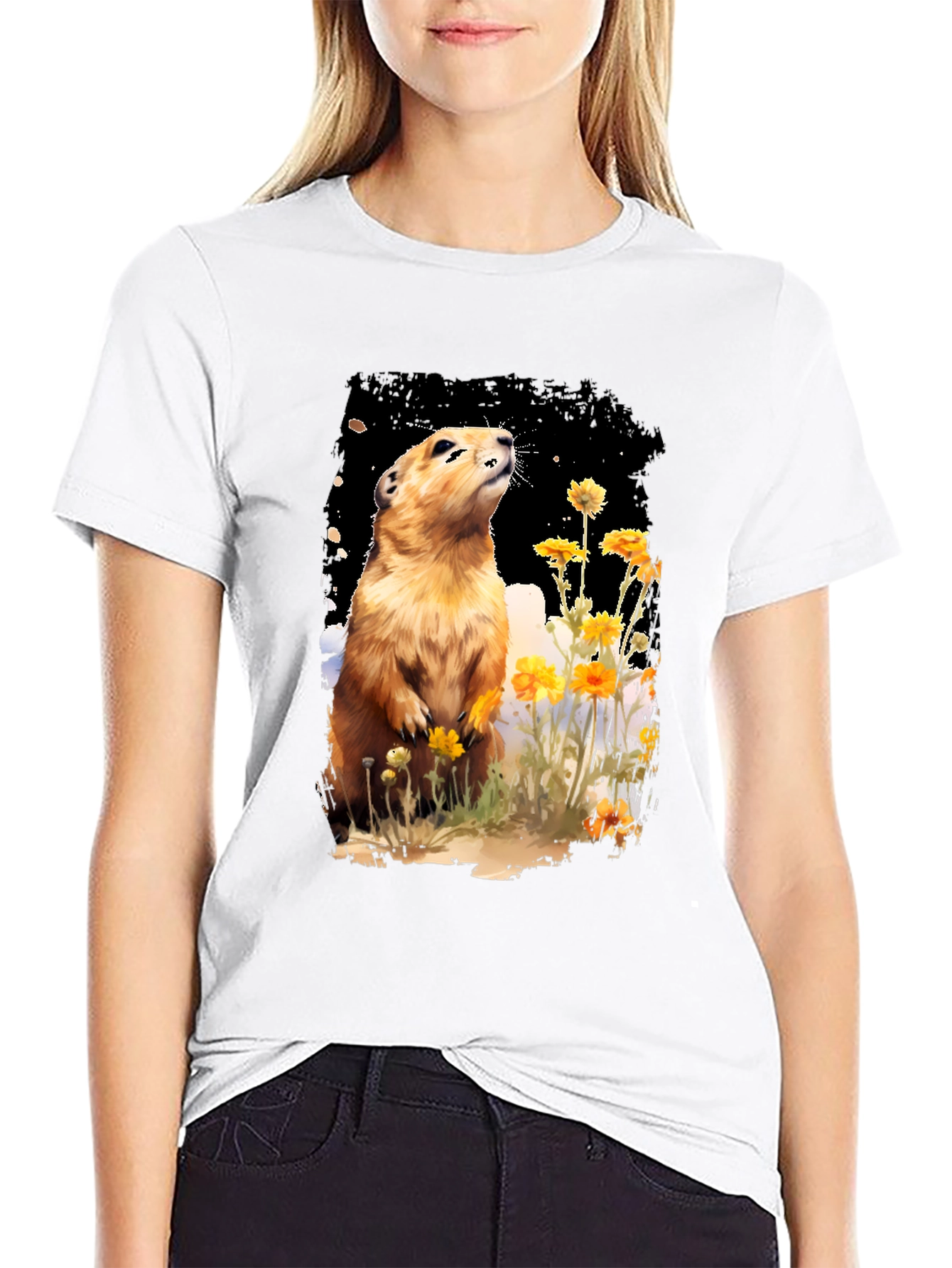 Prairie Dog T-Shirt - Unisex Black Tee