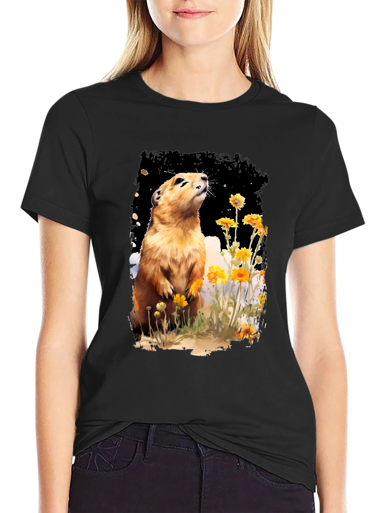 Prairie Dog T-Shirt - Unisex Black Tee