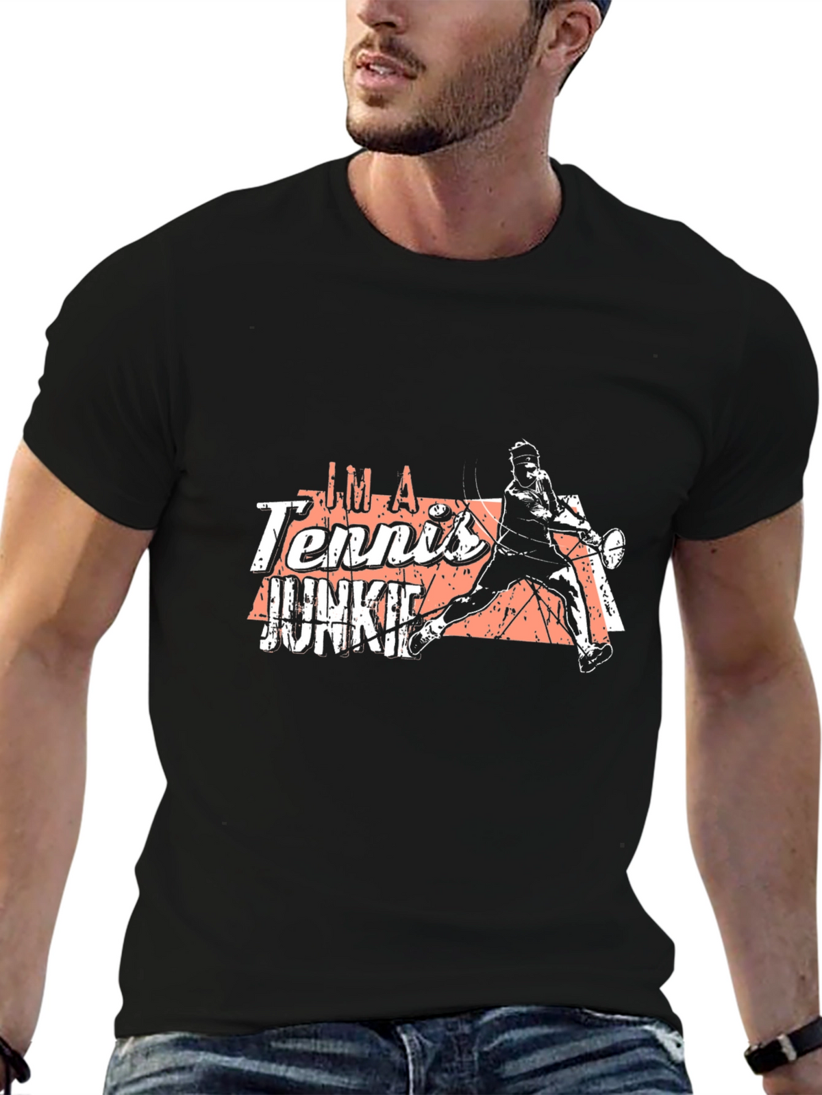 Tennis Junkie Graphic T-Shirt