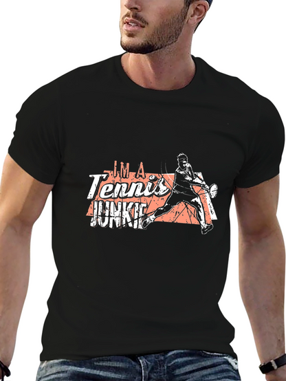 Tennis Junkie Graphic T-Shirt