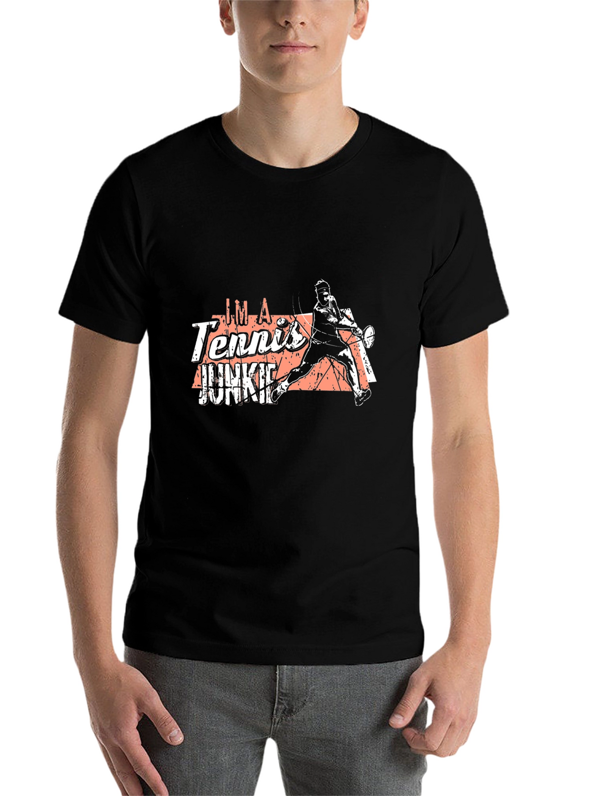 Tennis Junkie Graphic T-Shirt