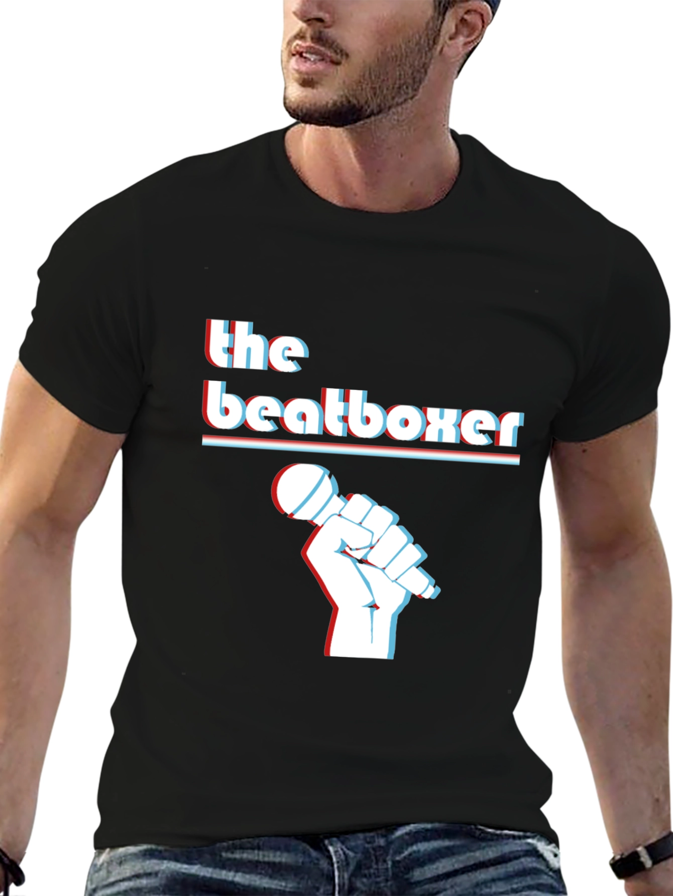 The Beatboxer Graphic T-Shirt - Retro Style