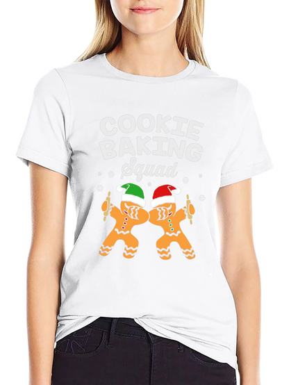 Cookie Baking Squad T-Shirt Holiday Tee