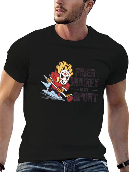 Fries Hockey Sport T-Shirt