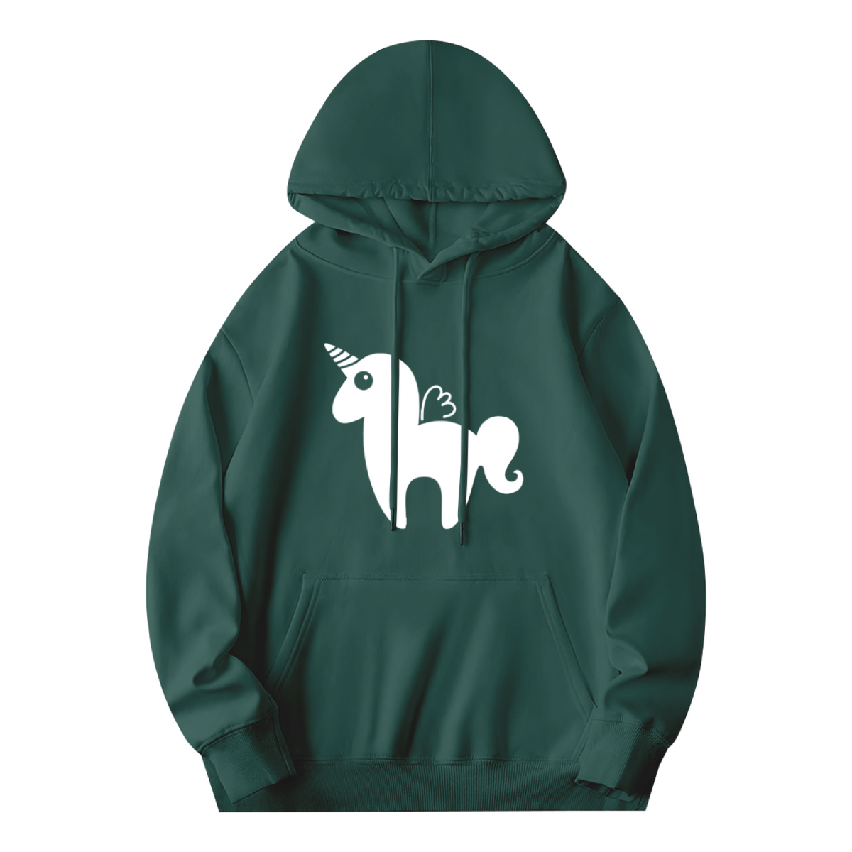 Forest Green Unicorn Hoodie
