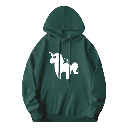 Forest Green Unicorn Hoodie