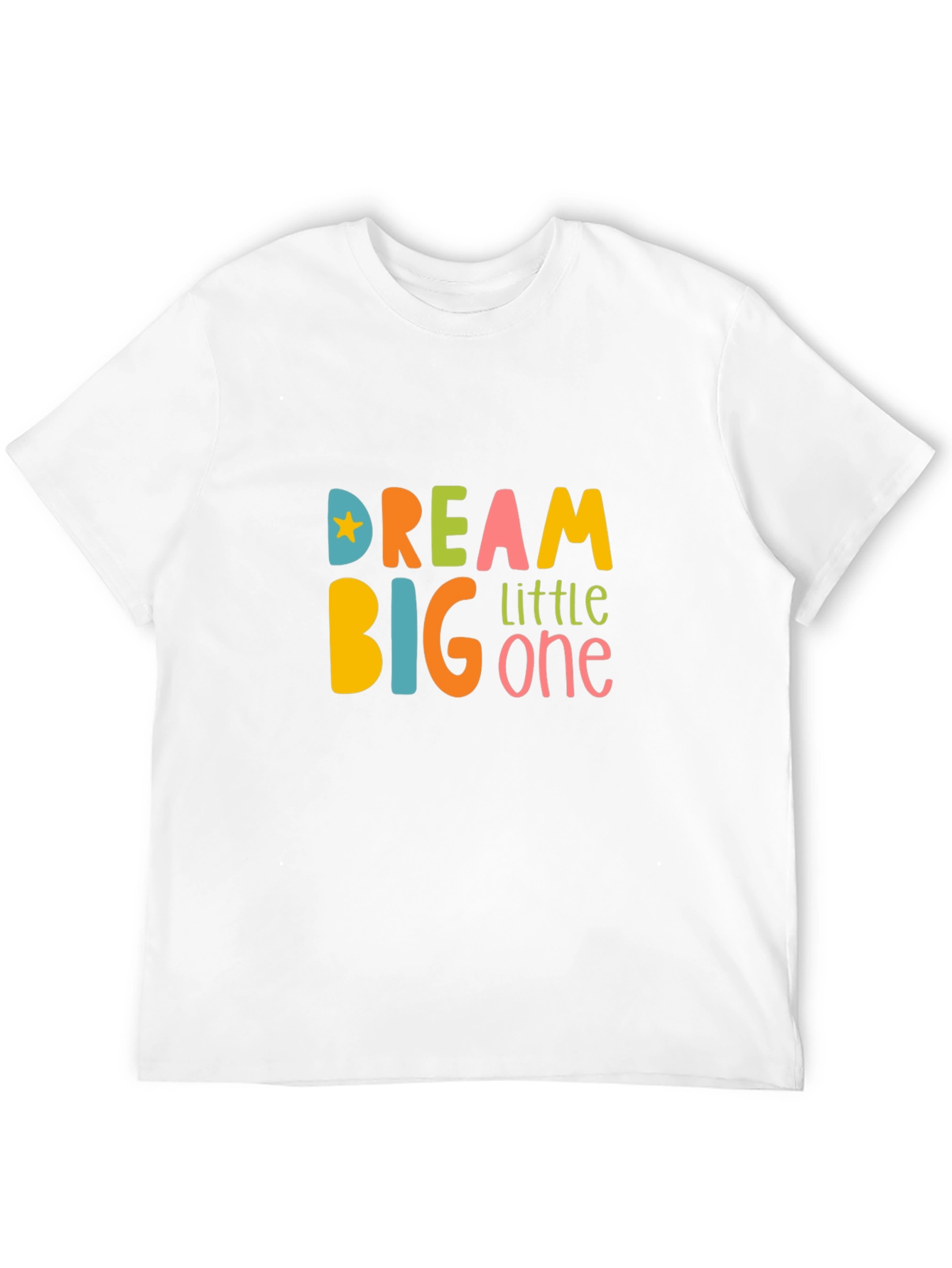 Dream Big Little One Graphic Tee - Black