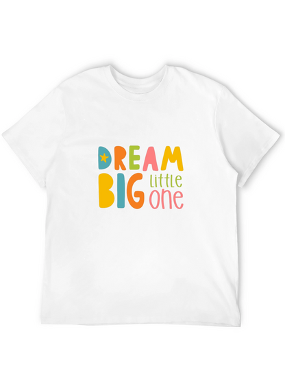 Dream Big Little One Graphic Tee - Black