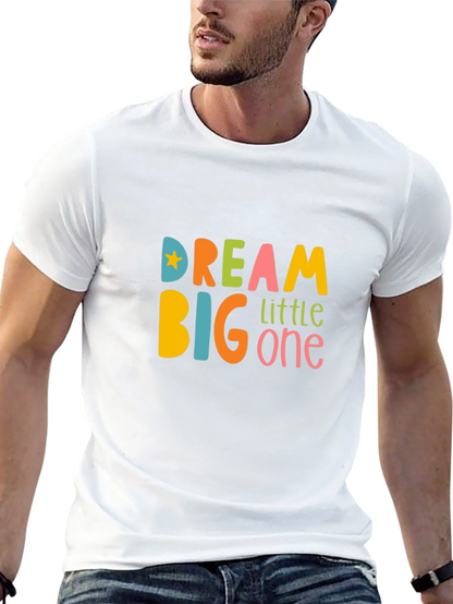 Dream Big Little One Graphic Tee - Black