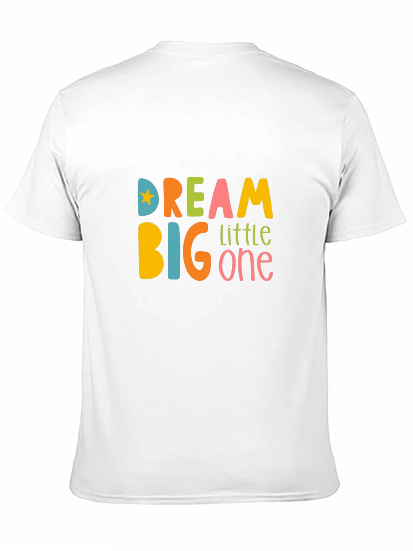 Dream Big Little One Graphic Tee - Black