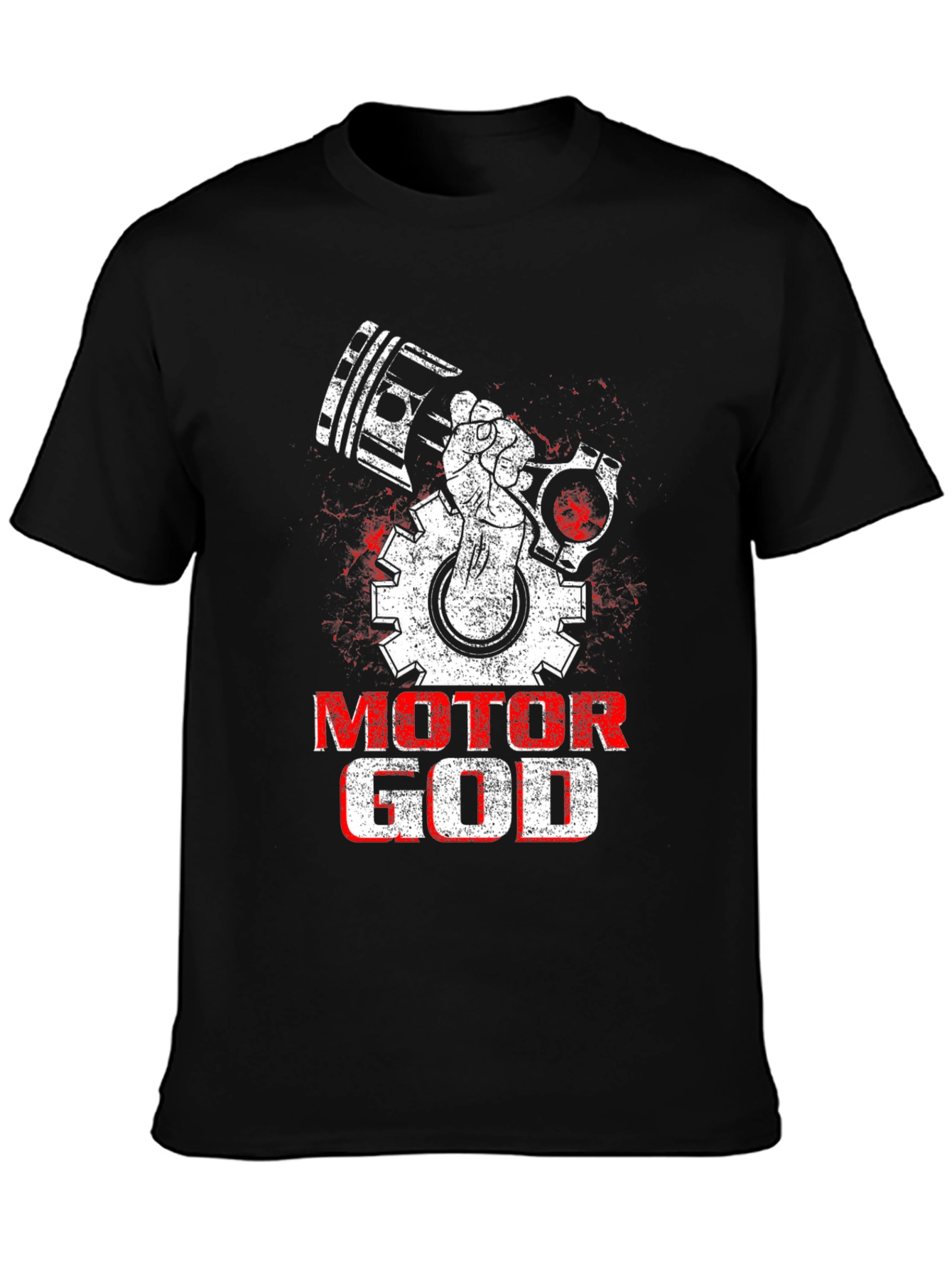 Motor God T-Shirt - Mechanic Gearhead Design