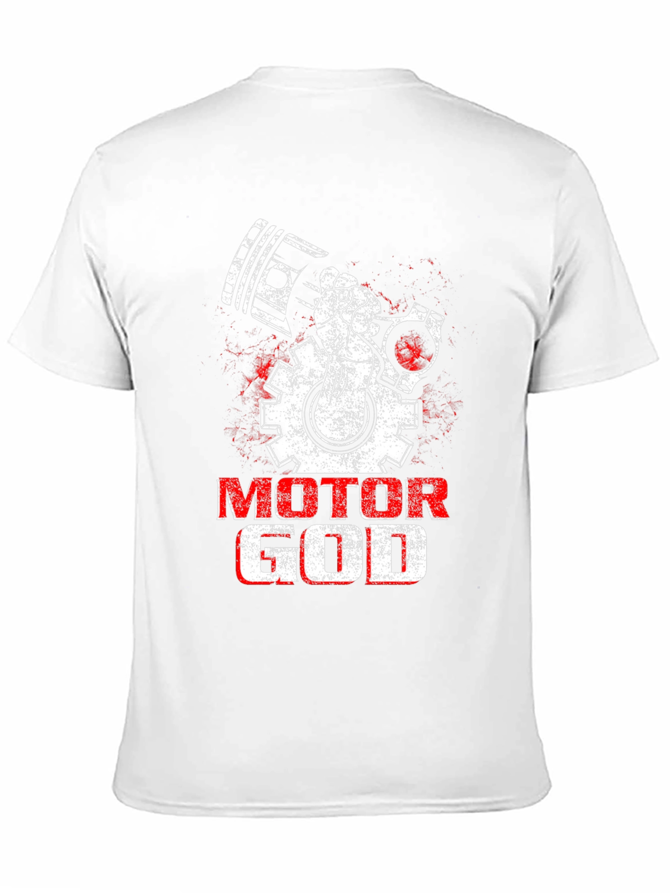 Motor God T-Shirt - Mechanic Gearhead Design