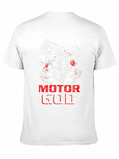 Motor God T-Shirt - Mechanic Gearhead Design
