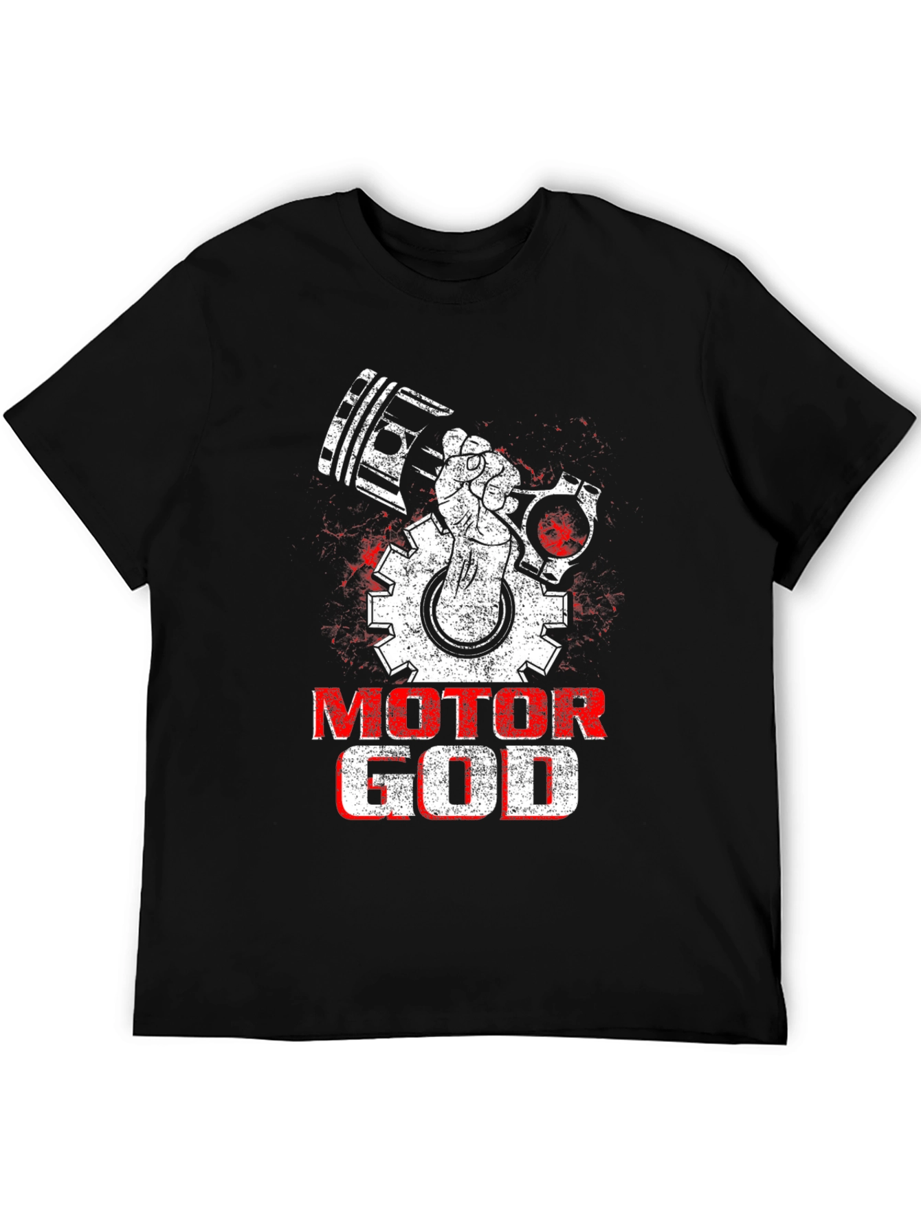 Motor God T-Shirt - Mechanic Gearhead Design