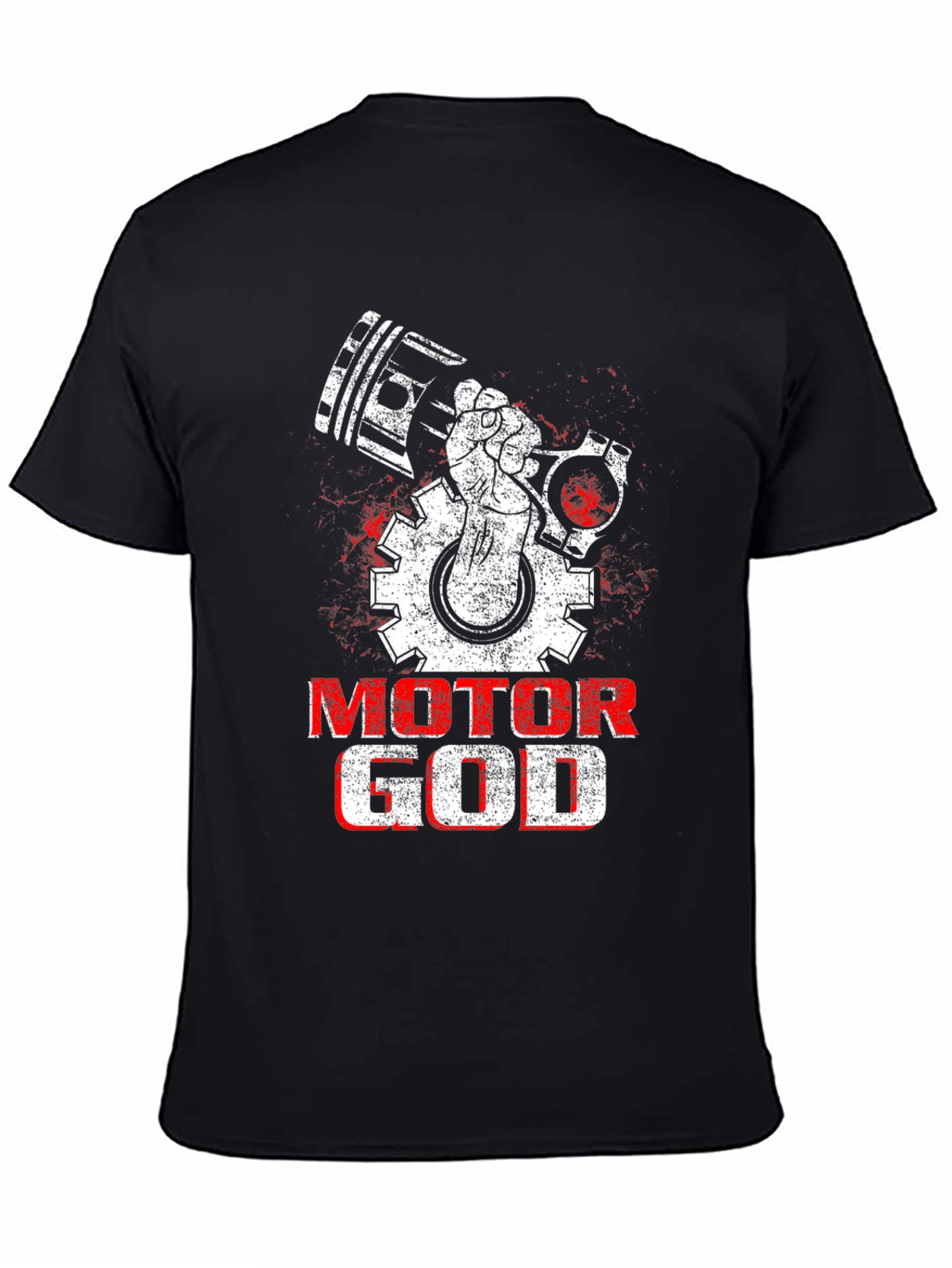 Motor God T-Shirt - Mechanic Gearhead Design