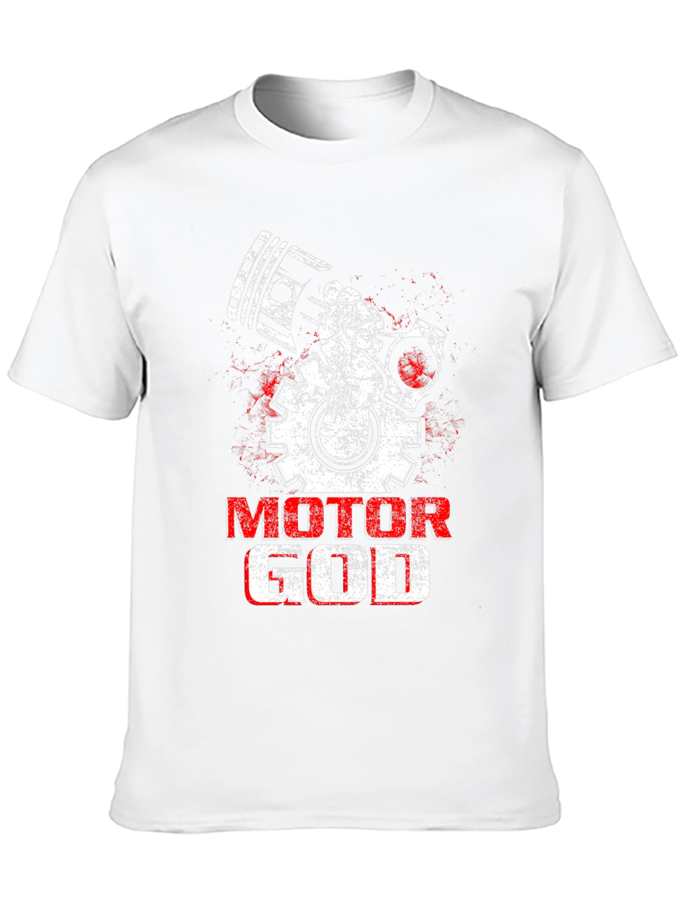 Motor God T-Shirt - Mechanic Gearhead Design