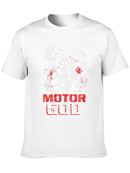 Motor God T-Shirt - Mechanic Gearhead Design