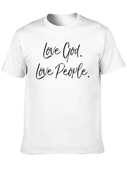 Love God Love People Graphic Tee