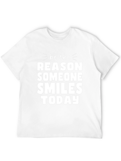 Be The Reason Someone Smiles Today Black T-Shirt