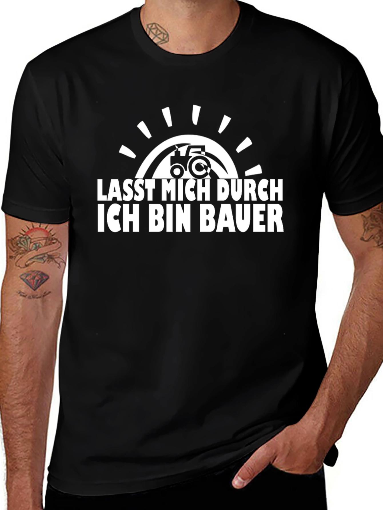 Lass Mich Durch Ich Bin Bauer T-Shirt
