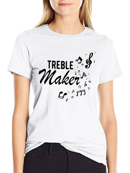 Treble Maker Music Notes Black T-Shirt