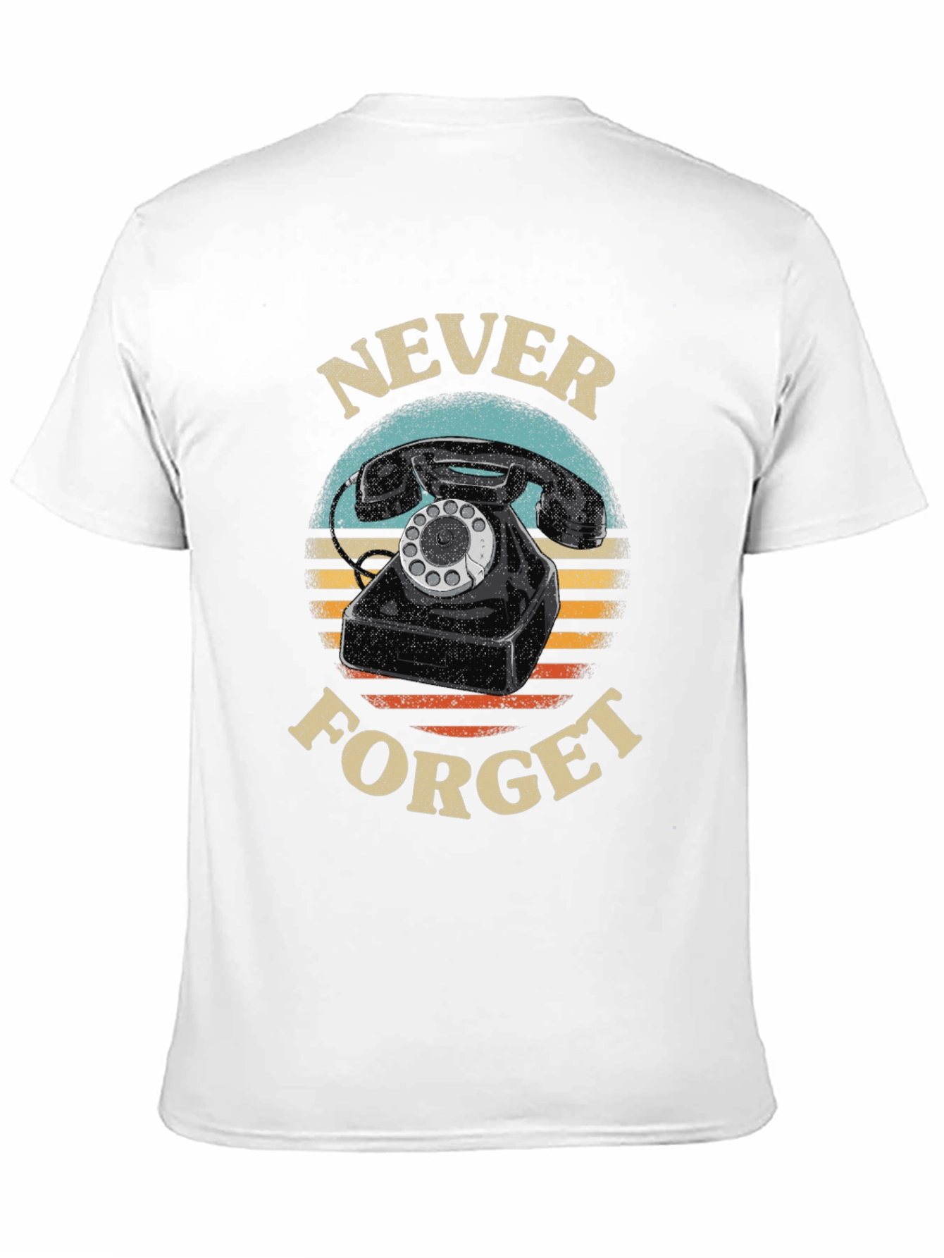 Never Forget Rotary Phone Graphic Tee