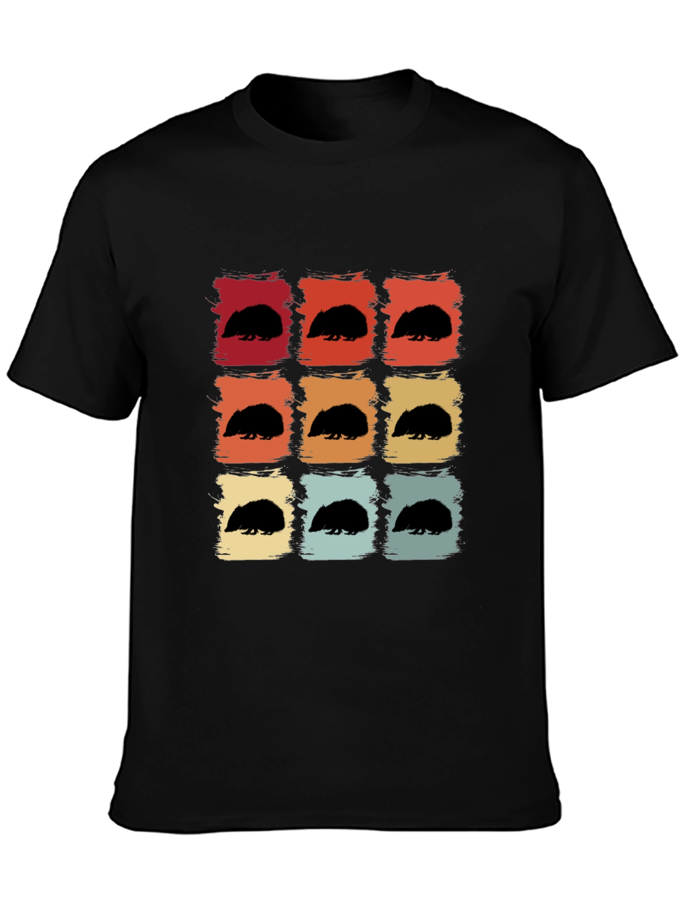 Retro Hedgehog T-Shirt - Cute Animal Tee