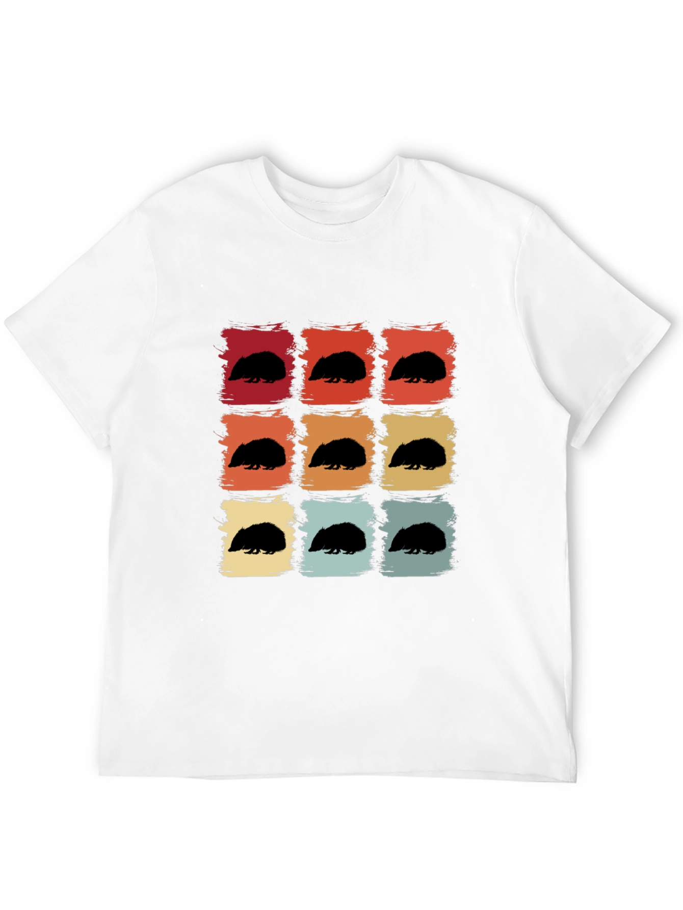 Retro Hedgehog T-Shirt - Cute Animal Tee
