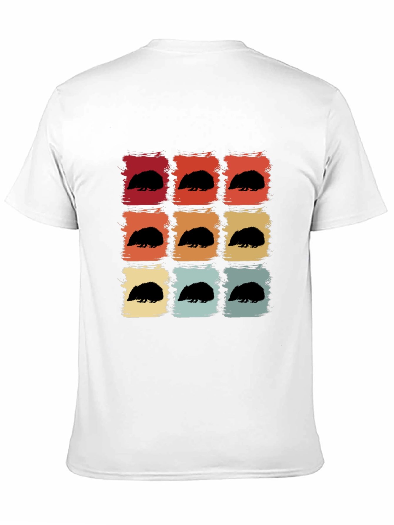 Retro Hedgehog T-Shirt - Cute Animal Tee