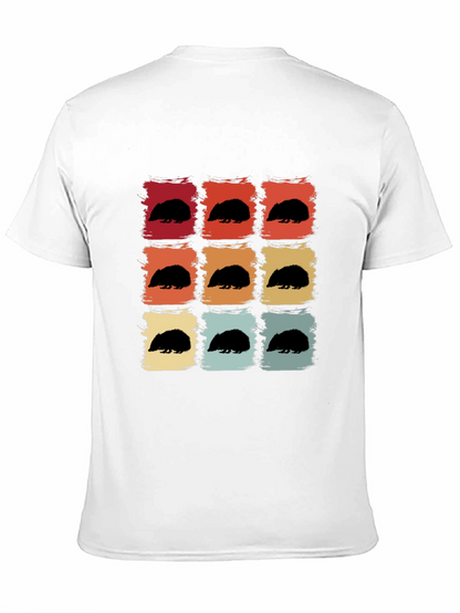 Retro Hedgehog T-Shirt - Cute Animal Tee