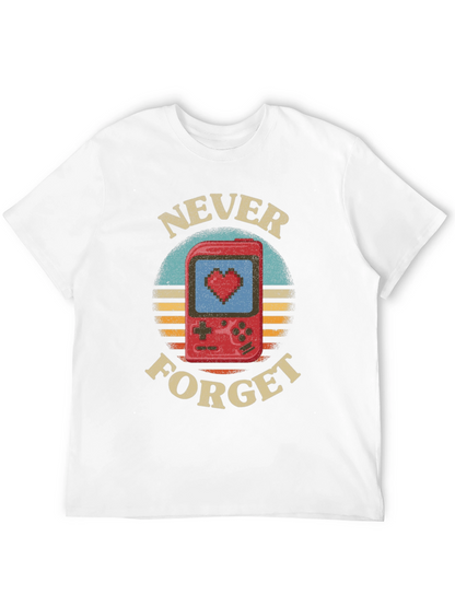 Retro Gamer T-Shirt - Never Forget Console Love