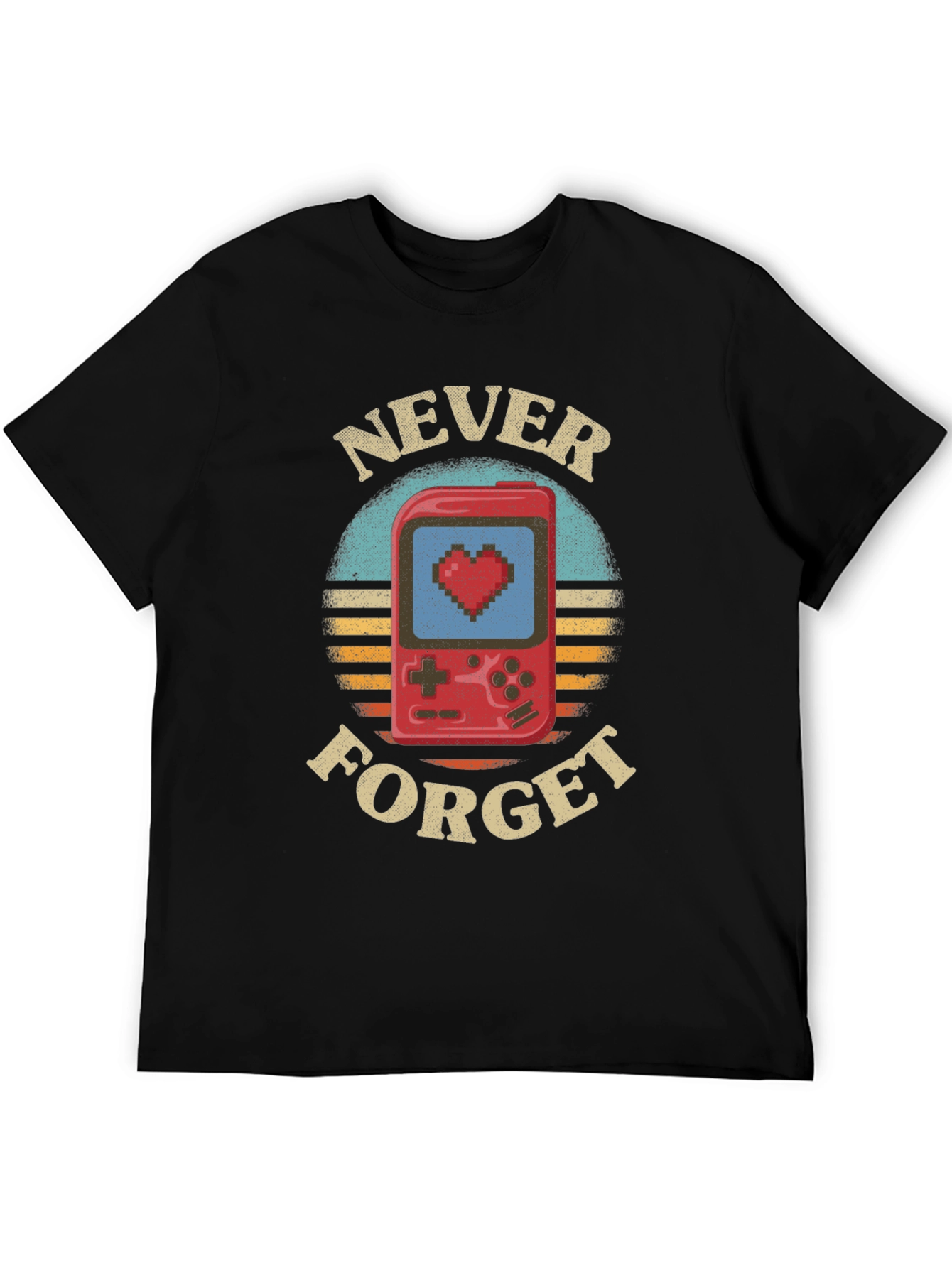 Retro Gamer T-Shirt - Never Forget Console Love