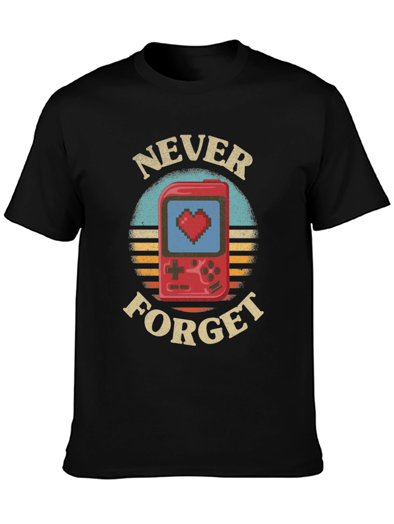 Retro Gamer T-Shirt - Never Forget Console Love
