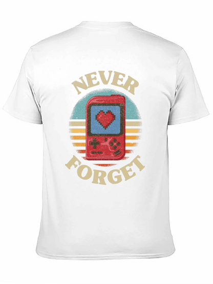 Retro Gamer T-Shirt - Never Forget Console Love