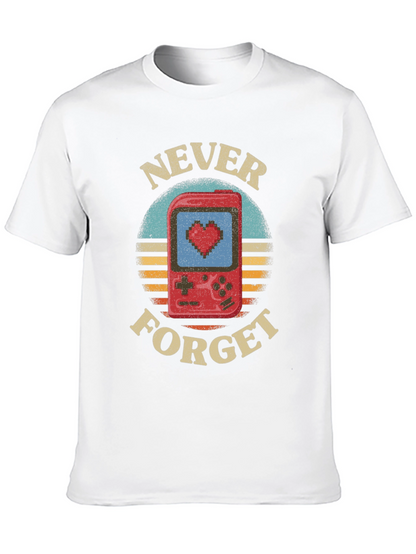 Retro Gamer T-Shirt - Never Forget Console Love