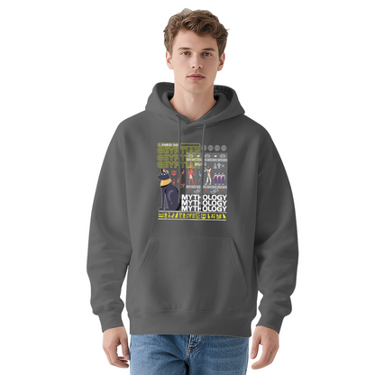 Egyptian Mythology Black Cat Graphic Hoodie