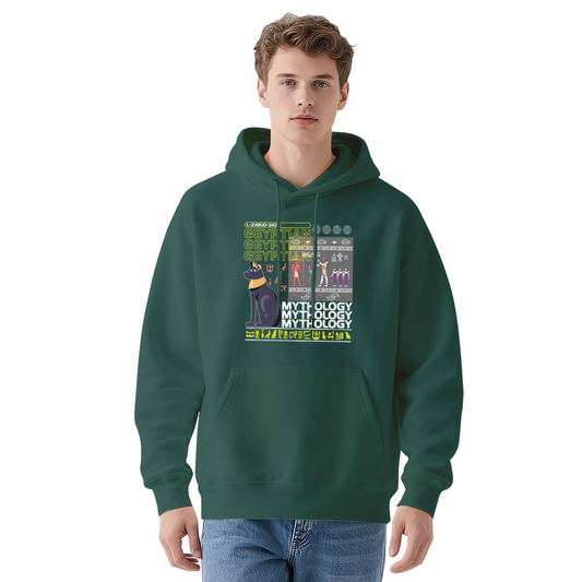 Egyptian Mythology Black Cat Graphic Hoodie