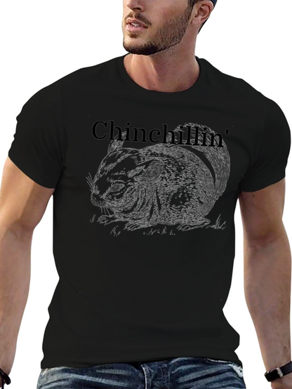 Chinchillin Graphic T-Shirt - Relaxed Comfort