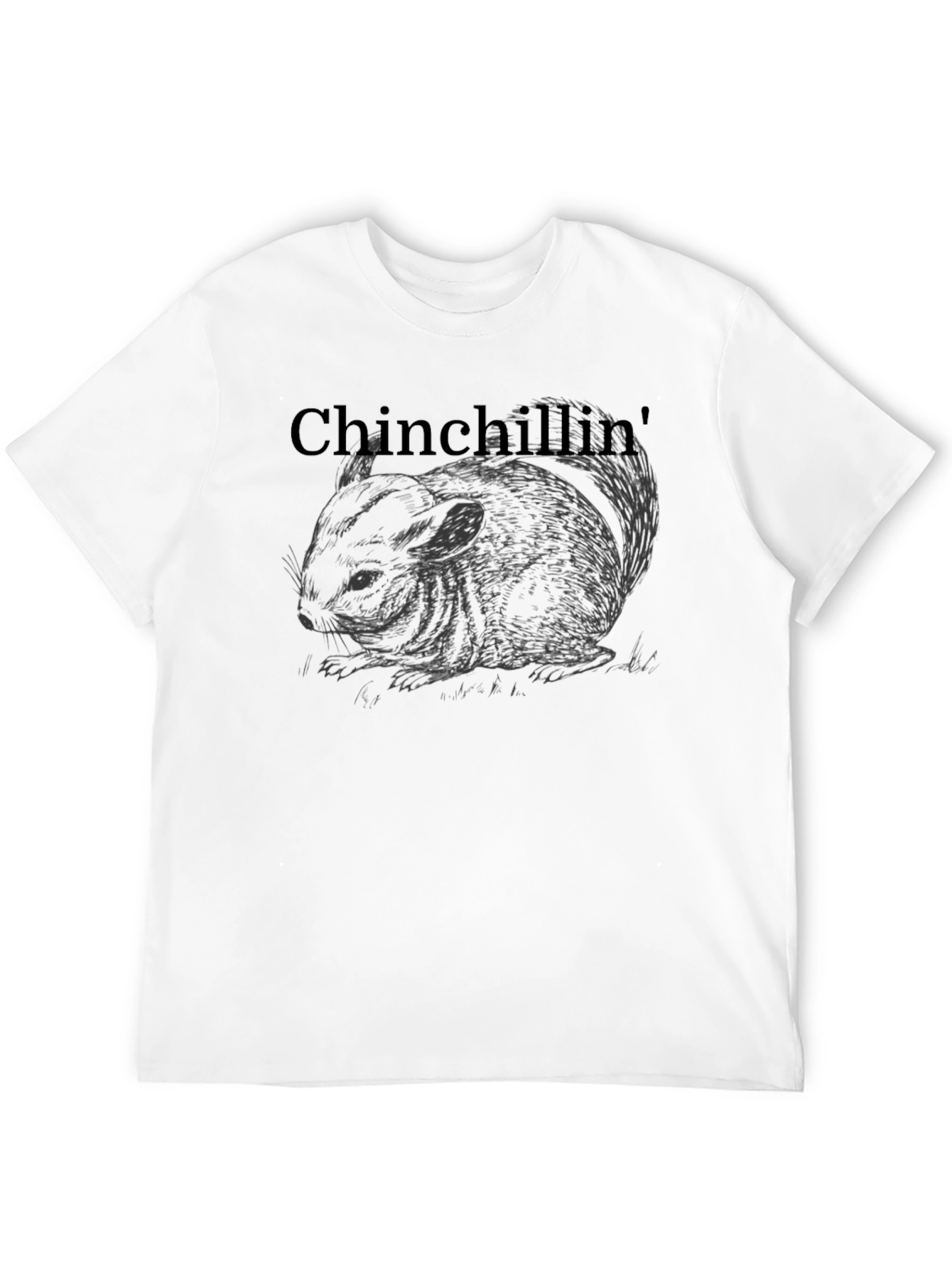 Chinchillin Graphic T-Shirt - Relaxed Comfort