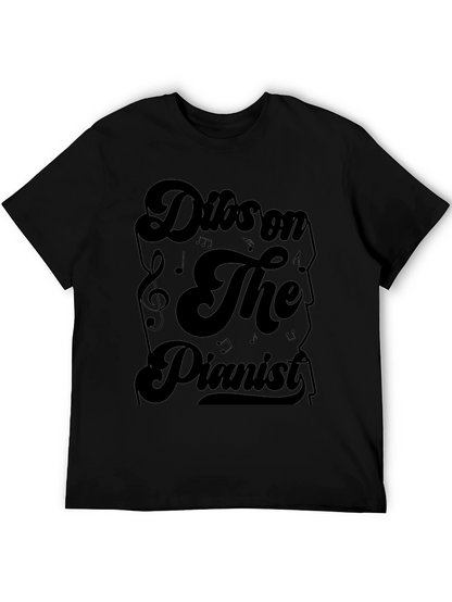 Dibs on The Pianist Black Graphic Tee