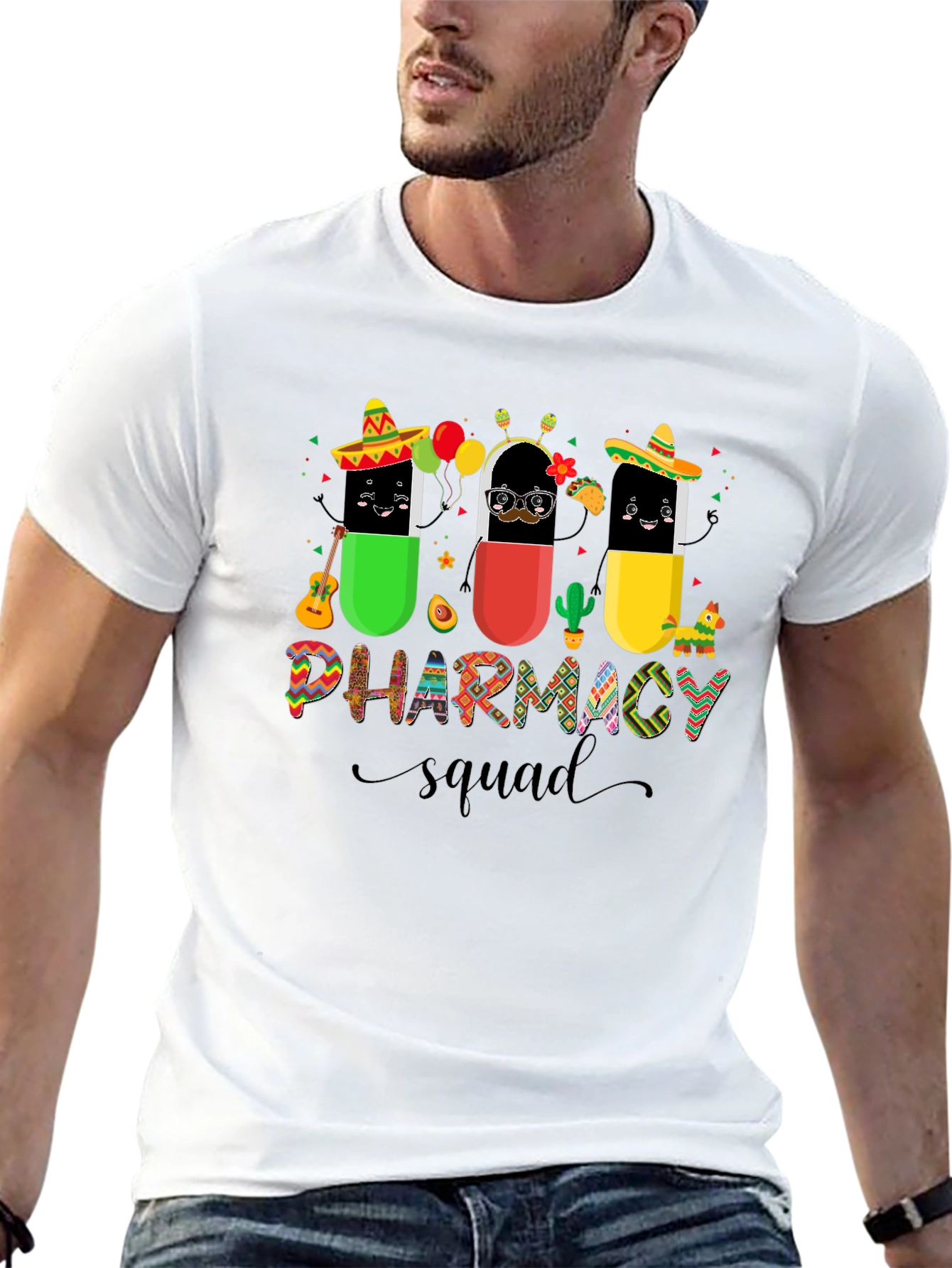 Pharmacy Squad Black T-Shirt