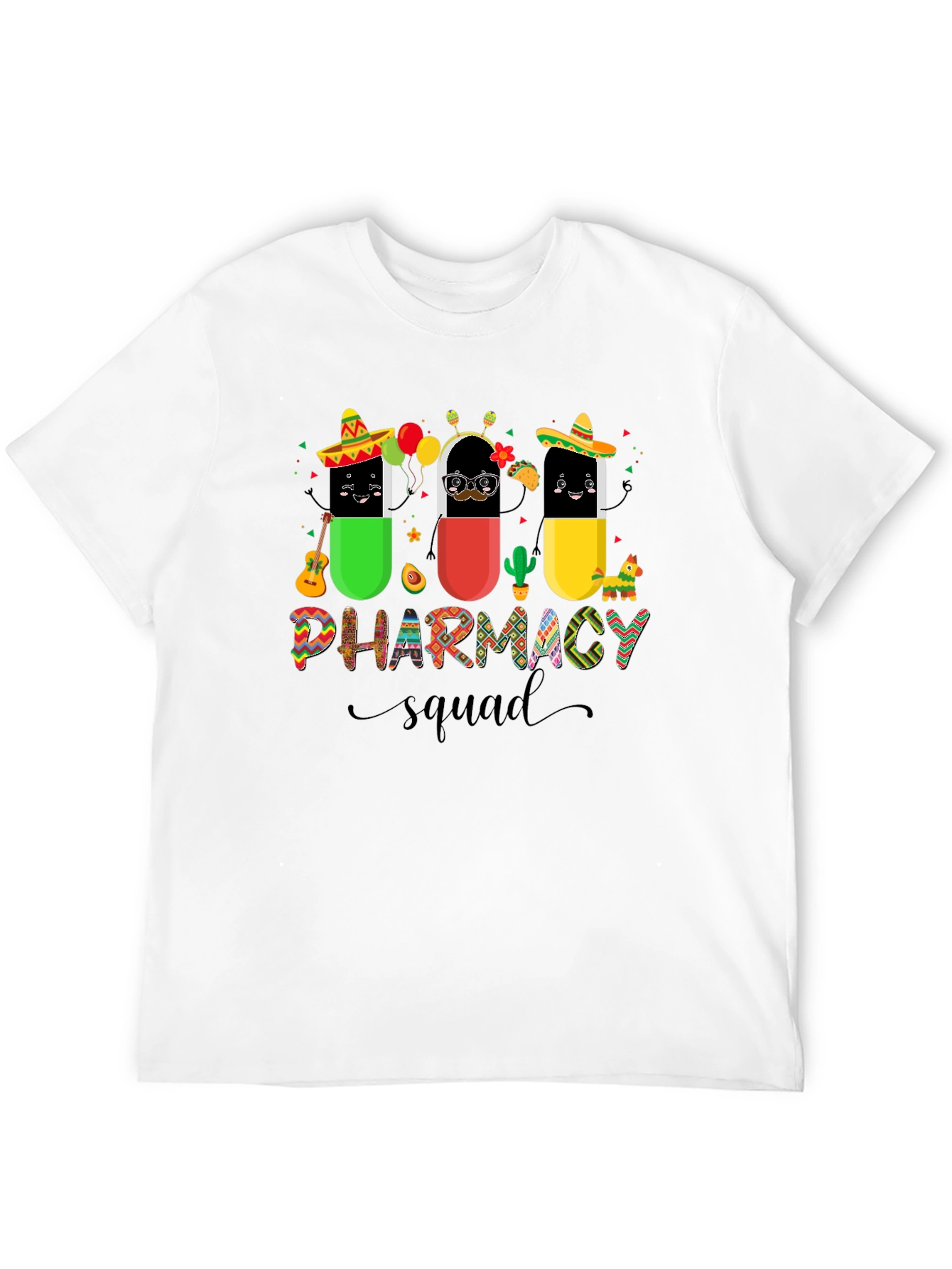 Pharmacy Squad Black T-Shirt