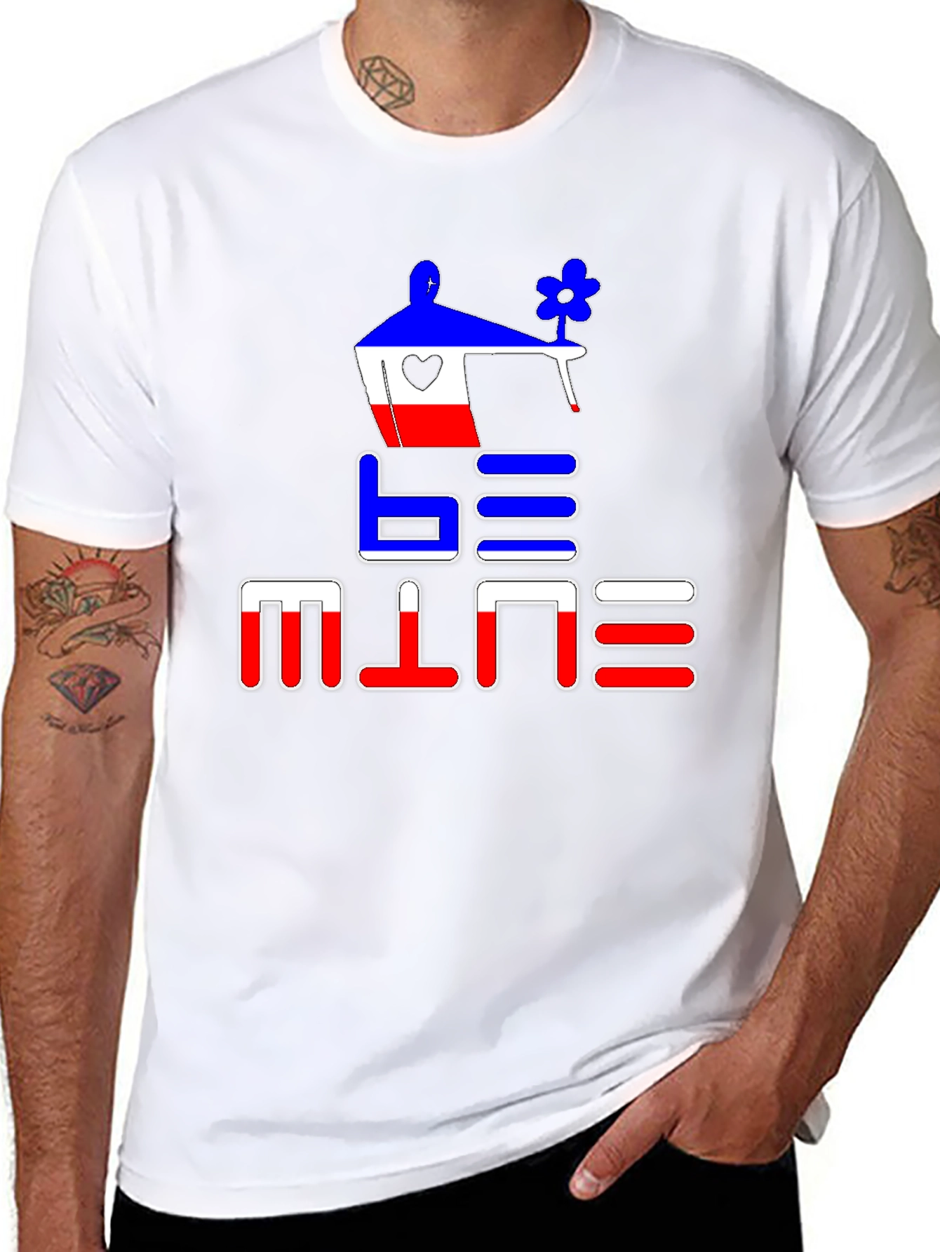 Be Mine T-Shirt - Romantic Graphic Tee