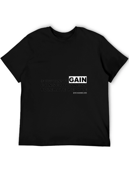 Consciousness Tolerance Graphic Tee - Black