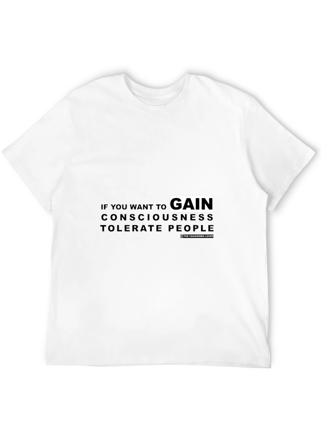 Consciousness Tolerance Graphic Tee - Black